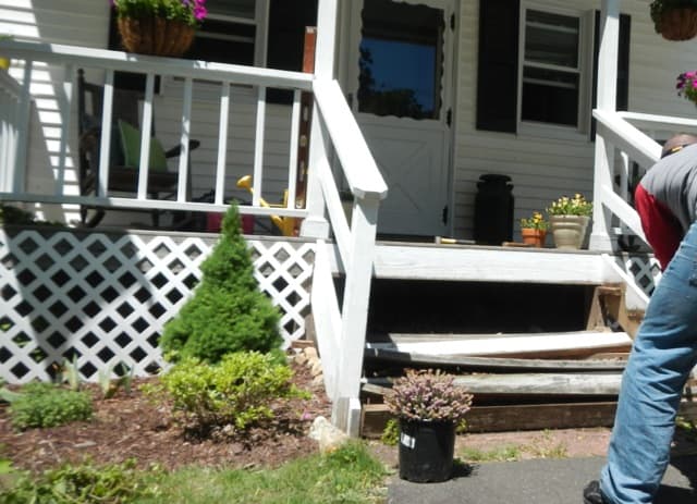 New Front Porch Steps