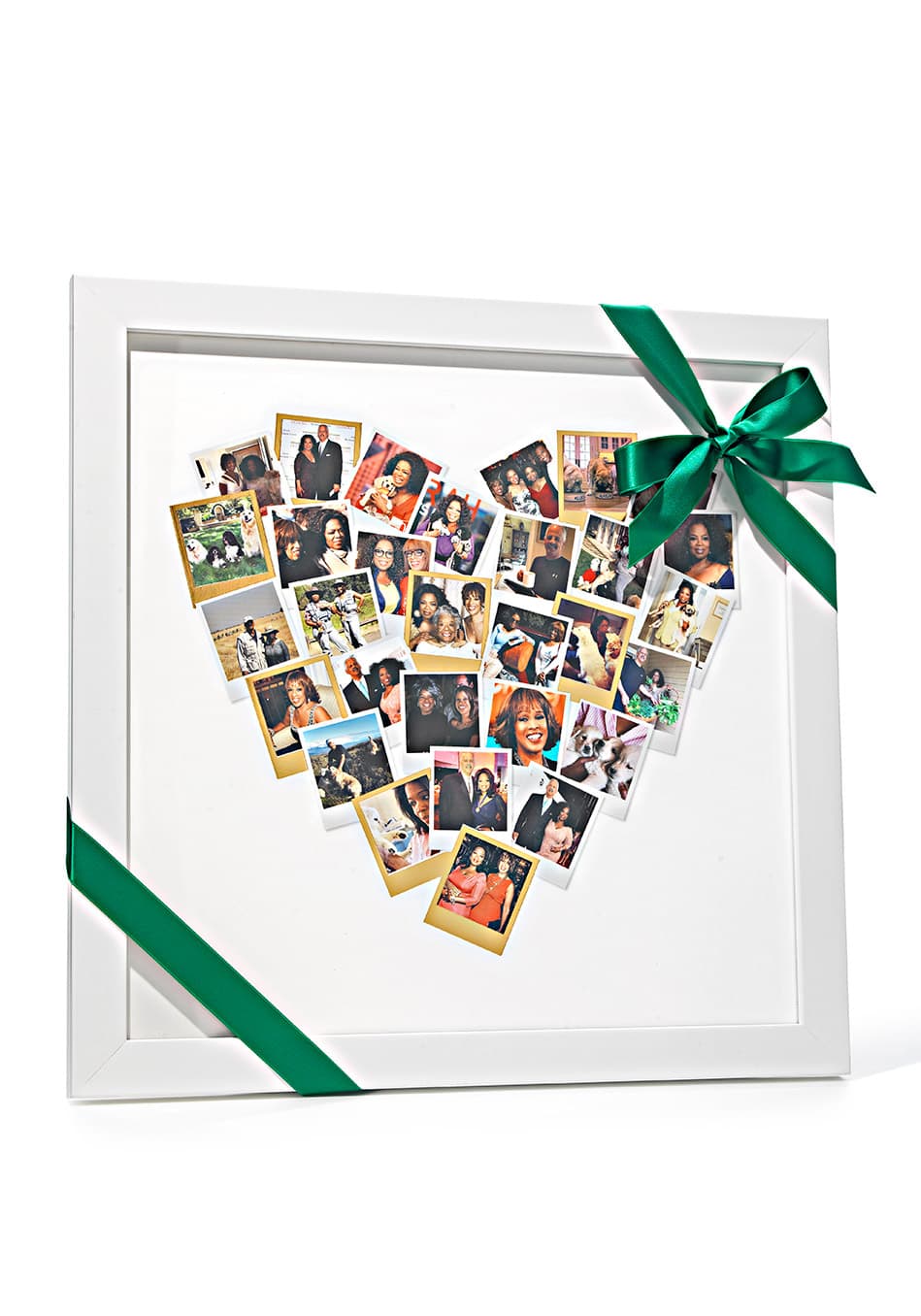 Minted Heart Collage Framed