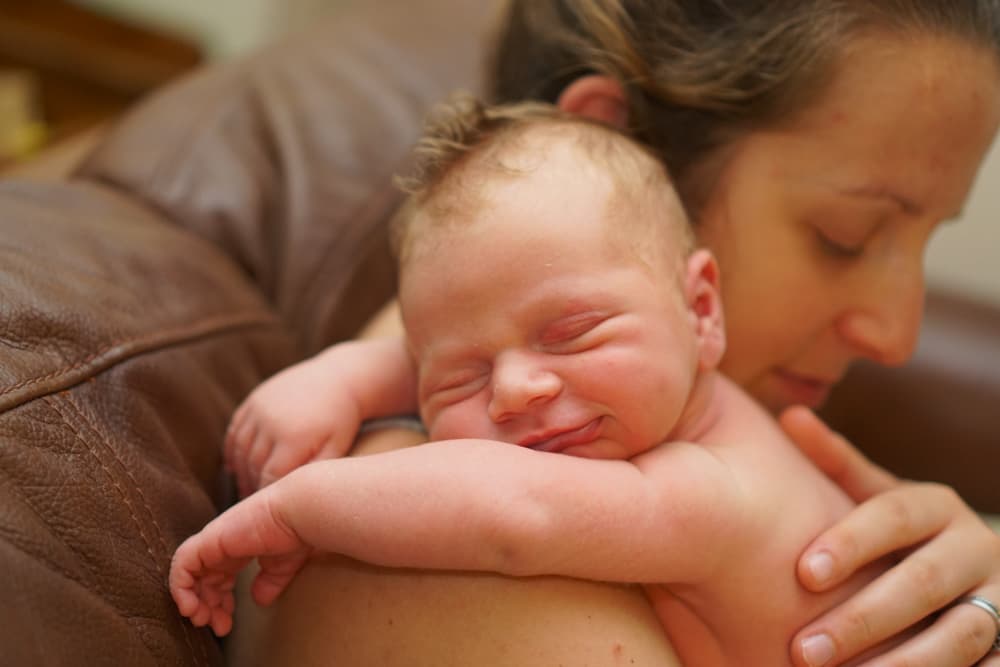 Theo and Mama.