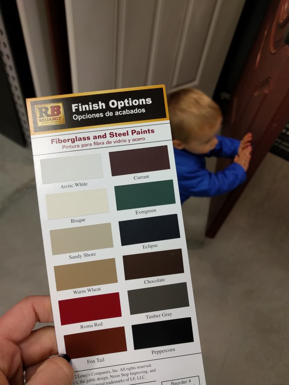 Reliabilt Color Options