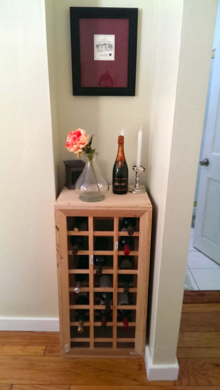 Homemade Wine Rack