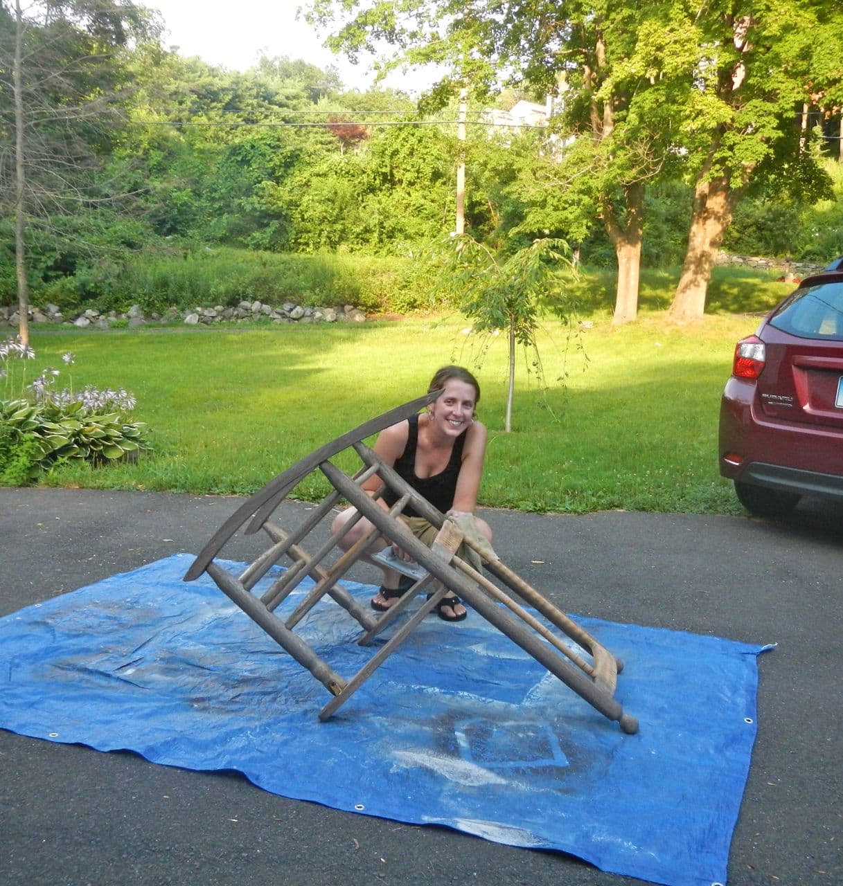 Prepping a Rocker for Paint