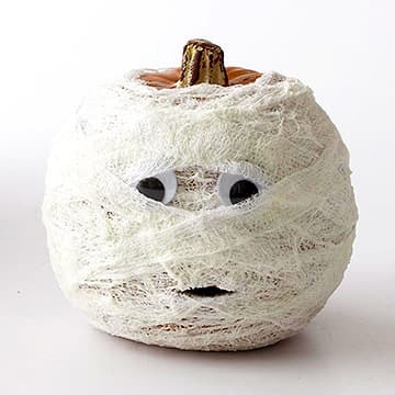 Pumpkin mummy!
