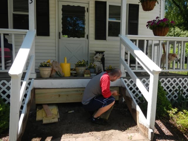 New Front Porch Steps