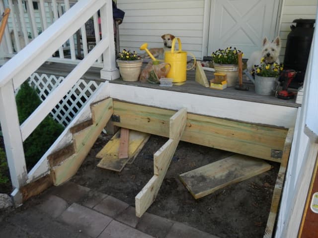 New Front Porch Steps