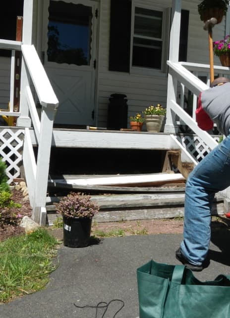 New Front Porch Steps