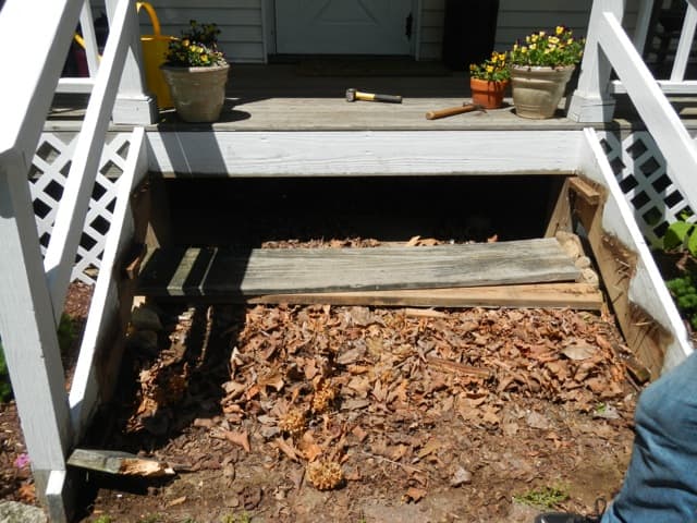 New Front Porch Steps