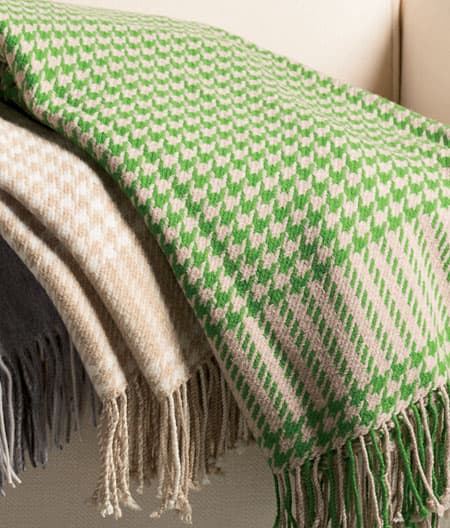 Houndstooth Throw