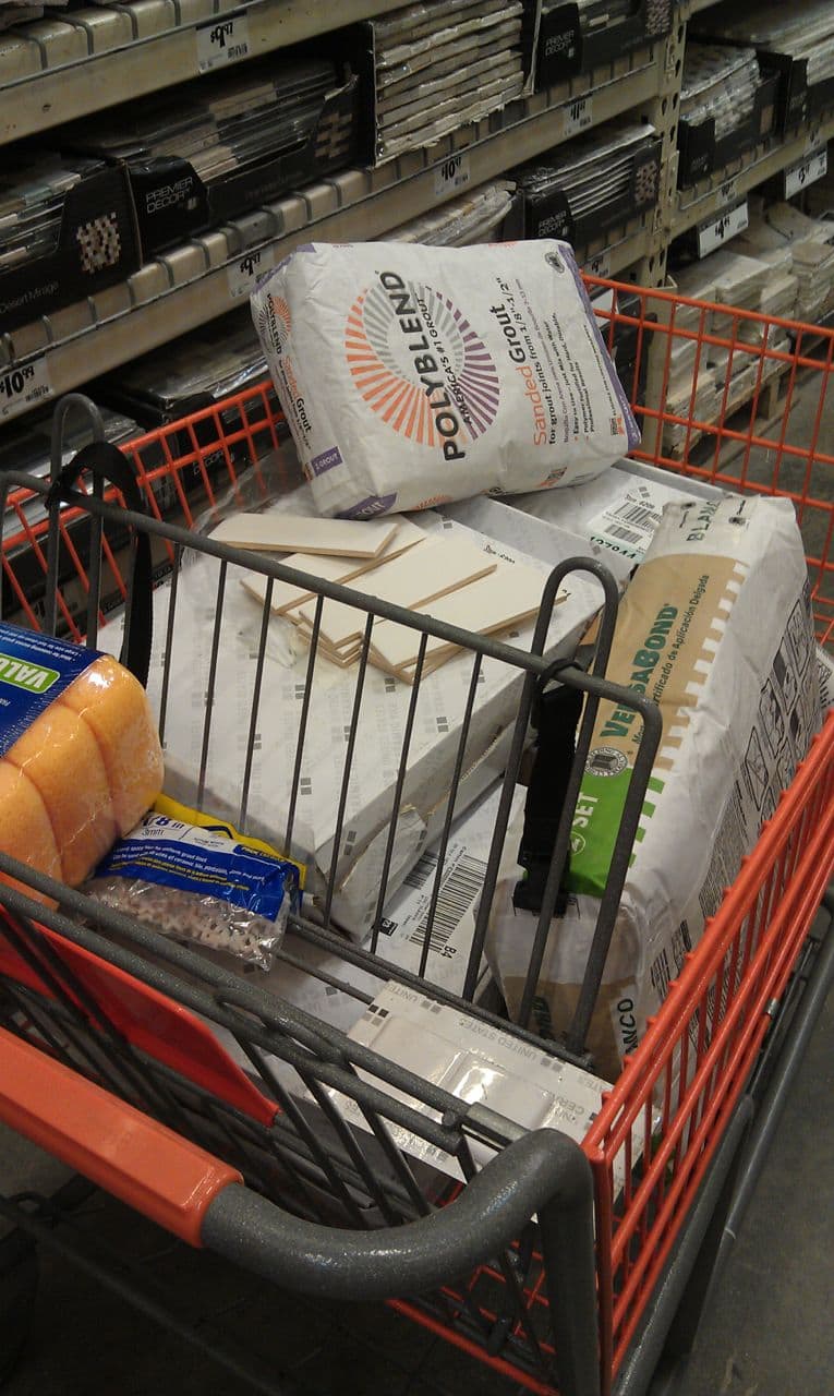 Full Home Depot Cart